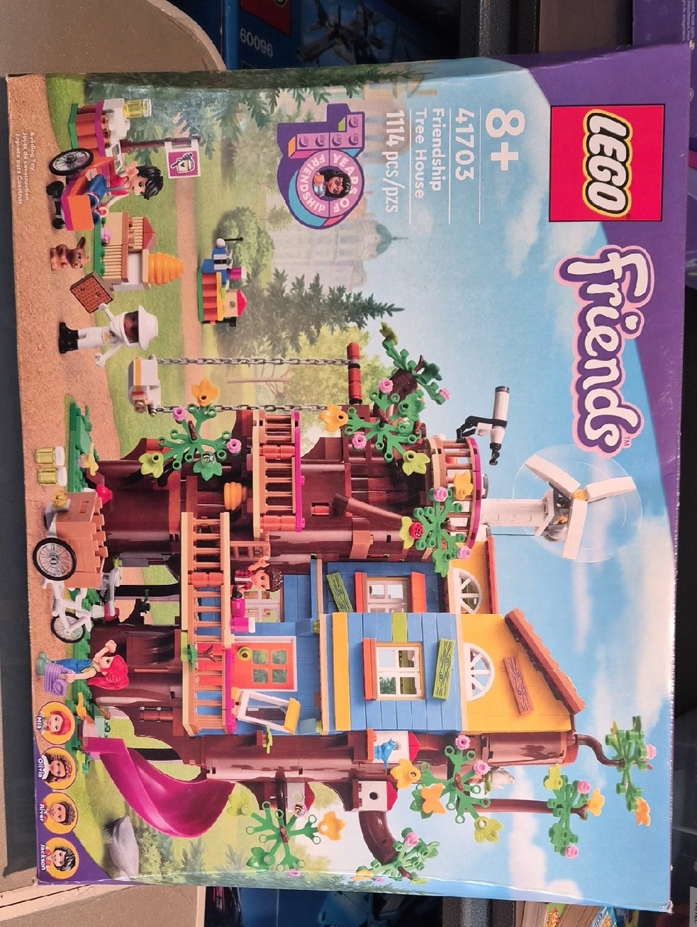 LEGO Friends Treehouse Adventure Playset - Purple, Pink, Blue, Yellow, Brown